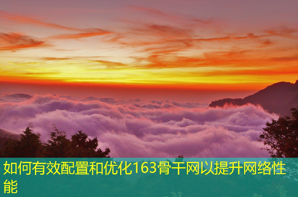 如何有效配置和優(yōu)化163骨干網(wǎng)以提升網(wǎng)絡(luò)性能