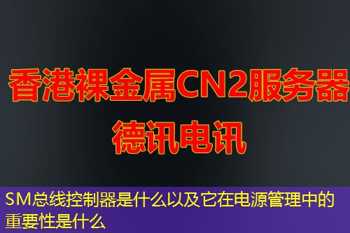 SM總線控制器是什么以及它在電源管理中的重要性是什么