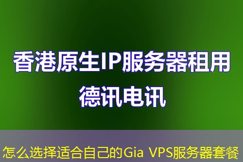 怎么選擇適合自己的Gia VPS服務(wù)器套餐